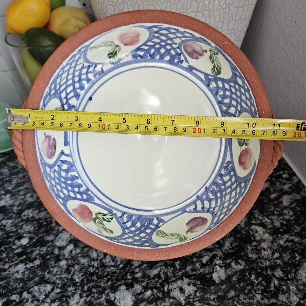 Vintage Darcy Margesson Stoneware Pottery  Platter  Casserole‎ Deep Dish